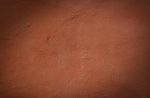 Cement Red plaster wall have rough surface concrete. For texture background images photo