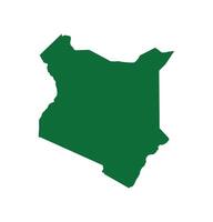 Map of Kenya. Kenya Map on white background. vector