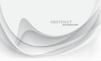 Abstract grey curve overlap on white design modern futuristic background vector