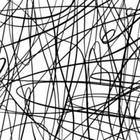 hand drawn abstract scribbled lines background vector