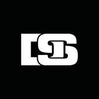 Simple Initial DS Creative Business Icon Design Template Logo vector