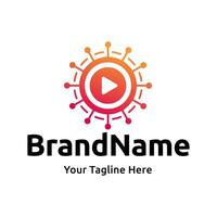Set of Podcast or Radio Logo design using Microphone icon vector