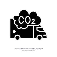 karbon dioxide solid icon design good for web and mobile app vector
