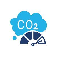 carbon dioxide level colored icon design good for web and mobile app vector