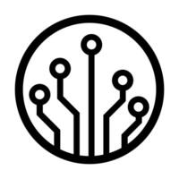 Circuit board, technology icon. For your web site design, logo, app, UI. illustration vector