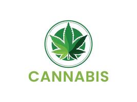 Cannabis Logo Design Template vector