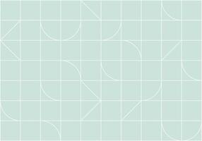 Linear seamless art deco pattern drawing in linear style on turquoise background vector