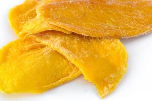 Dried Mango, isolated on white background, clipping path, full depth of field 1 photo