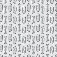 Seamless pattern with hand drawn, in scandinavian style Black and white outline background. Simple minimalistic background for web, pint, wallpaper, wrapping paper, textile, scrapbooking. vector