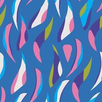 Abstract hand drawn seamless pattern with vibrant colors vector