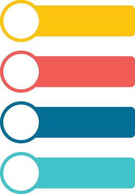 Modern infographic design template