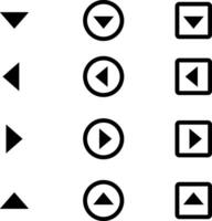 modern thin line icons. Outline isolated signs for mobile and web vector