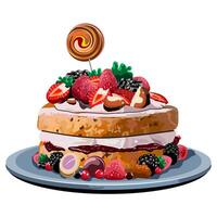 various cakes image vector