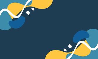 Colorful template banner with gradient color vector