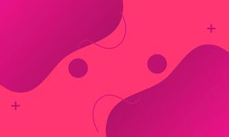 Colorful template banner with gradient color vector