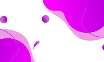 Colorful template banner with gradient color vector