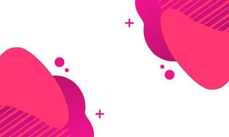 Colorful template banner with gradient color vector