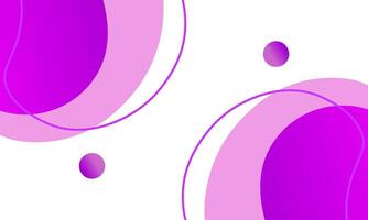 Colorful template banner with gradient color vector
