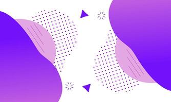 Colorful template banner with gradient color vector