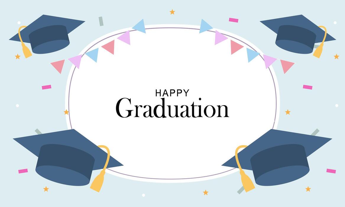 Blue Graduation Background Vector Art Icons and Graphics for Free