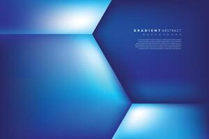 3d modern and abstract blue background template vector