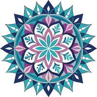 A cute mandala design looks wow vector