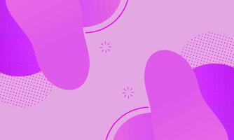 Colorful template banner with gradient color vector