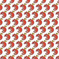 dragon pattern design for background, template, website, texture, etc vector