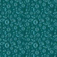 Elegant decorative floral pattern design. Colorful floral pattern suitable for background, texture, fabric, wrapping, textile, clothing, print or others. vector