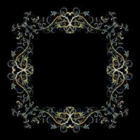 Decorative frames, Retro ornamental frame, Vintage rectangle ornaments and ornate border vector