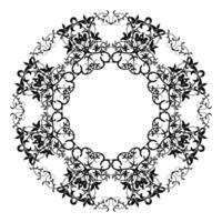 Decorative frames, Retro ornamental frame, Vintage rectangle ornaments and ornate border, Silhouette ornaments, Flower ornaments. vector