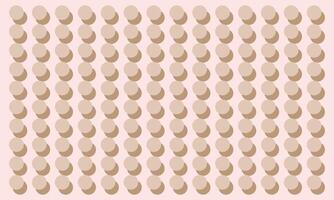 brown random dots on pink light background. Polka dot seamless pattern background. Vintage texture. vector