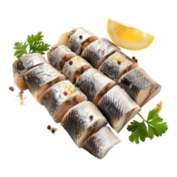 Lightly salted Fish fillet on Transparent Background png