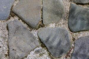 old wall of stone shell rock of arbitrary shape.3 photo