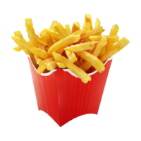 Fries Making Machine and Fries in It on Transparent Background png