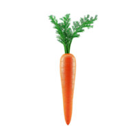 Fresh Carrots on Transparent Background with Editable Mask Layer AI-Generative png