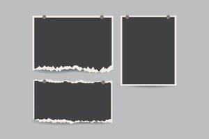 photos frame collage comics page grid layout abstract photo frames wall template vector