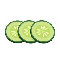 Cucumber slice icon. Cucumber . vector