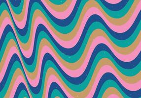 Psychedelic groovy background. vector