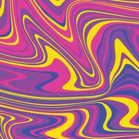 Psychedelic groovy background. Colorful abstract background. vector