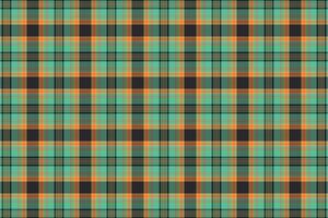 Tartan plaid pattern with texture and summer color. vector