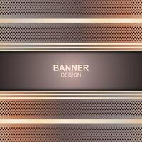 Metallic background. Design for banner. vector