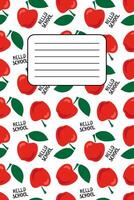 Cute scrapbook templates for planner, notepad, online diary notes, to do, to buy and other vector