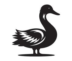 Duck isolated on white vector