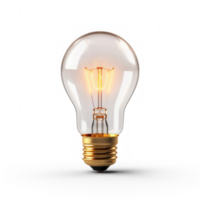 a light bulb on a transparent background png