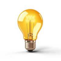 light bulb with crown on transparent background png