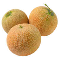 Cantaloupe, fruit realistic Illustration. Realistic Transparent file. Mockup template for artwork graphic design png