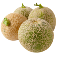 Cantaloupe, fruit realistic Illustration. Realistic Transparent file. Mockup template for artwork graphic design png