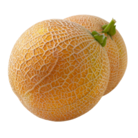 Cantaloupe, fruit realistic Illustration. Realistic Transparent file. Mockup template for artwork graphic design png