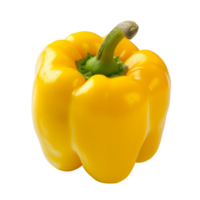 Yellow Bell Pepper, fruit realistic Illustration. Realistic Transparent file. Mockup template for artwork graphic design png